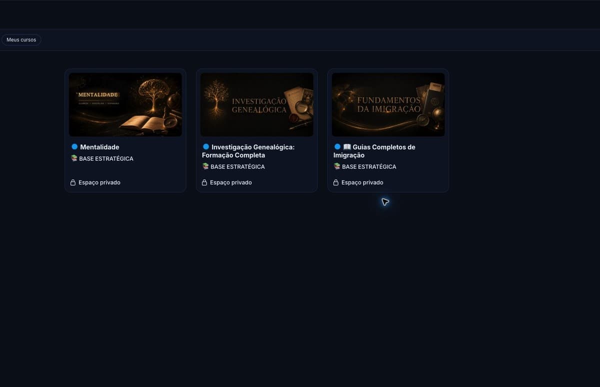 Print da comunidade WiseHub: Cursos e trilhas