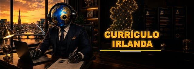 Capa do modelo de currículo da Irlanda