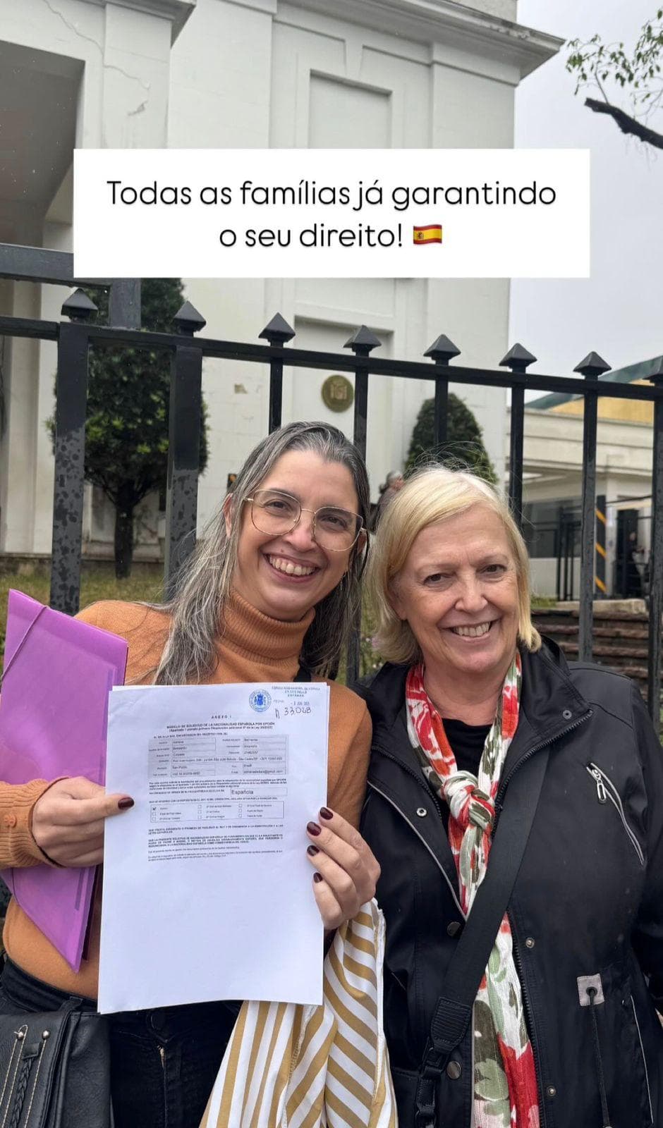 Famílias em momento real da jornada